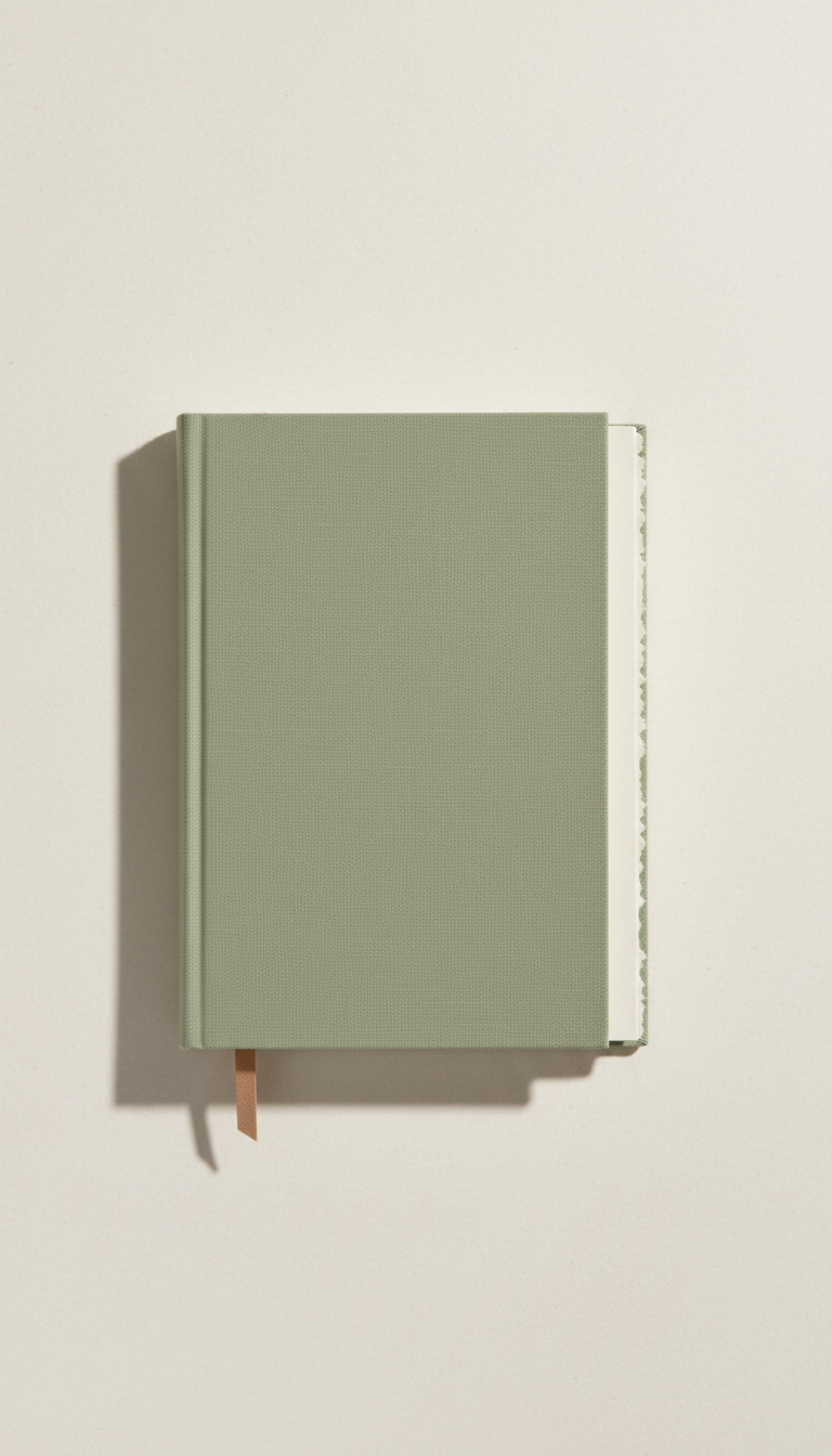 Sage Canvas canvas hardbound journal